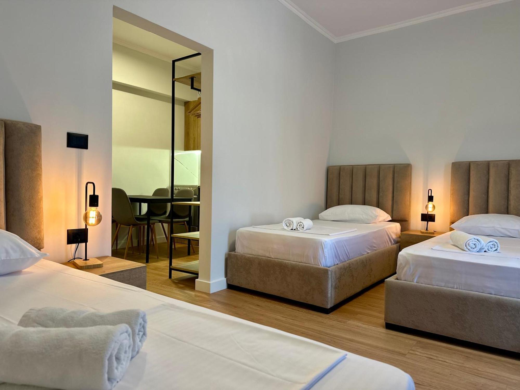 Lidia Apartments Sarande Bagian luar foto